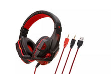 Load image into Gallery viewer, Gaming Headphones, Over ear Noise Cancelling Gaming Headset, USB and 3.5mm Aux, With LED Lights, For PC PS5 PS4 Xbox Nintendo