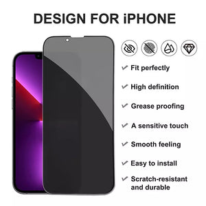 iPhone Privacy Screen Protector, Anti Scratch, Anti Spy, Fits IPhone 13 Pro, IPhone 13 Pro Max, IPhone 14 Pro, IPhone 14 Pro Max