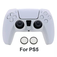 Load image into Gallery viewer, PS5 Silicone Controller Skin Glow in Dark Protective Case for Playstation 5 with matching Thumbstick Grips