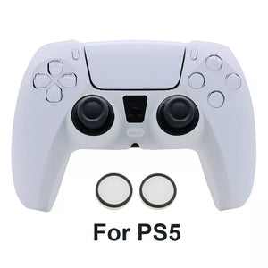 PS5 Silicone Controller Skin Glow in Dark Protective Case for Playstation 5 with matching Thumbstick Grips