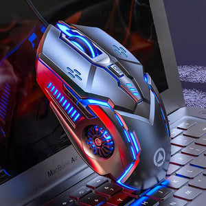 6 Key Programmable 7 Color RGB Gaming Mouse